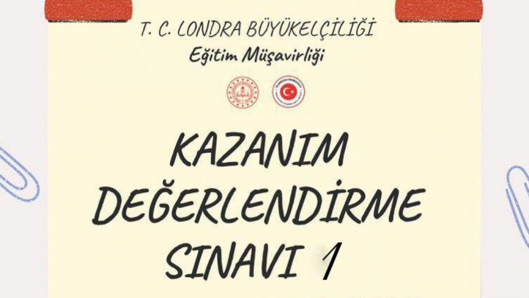 Kazanım Değerlendirme Sınavı