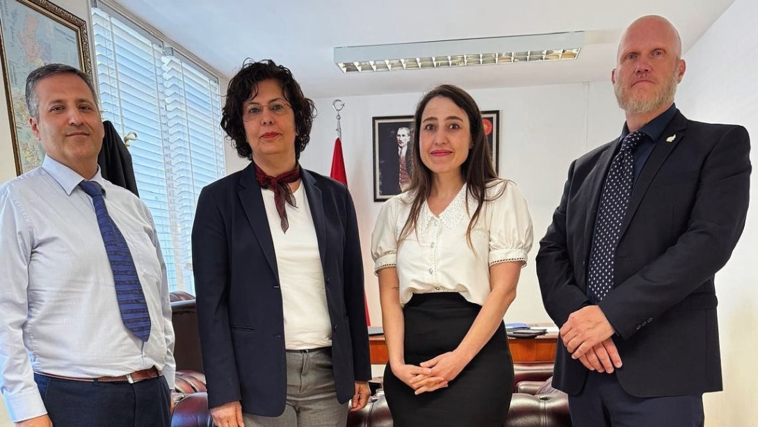 Polis Teşkilatından ve Eğitim Ataşeliğinden Müşavirliğimize Ziyaret